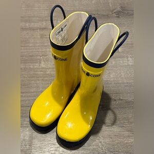 LONE CONE Kids Yellow Rain Boots